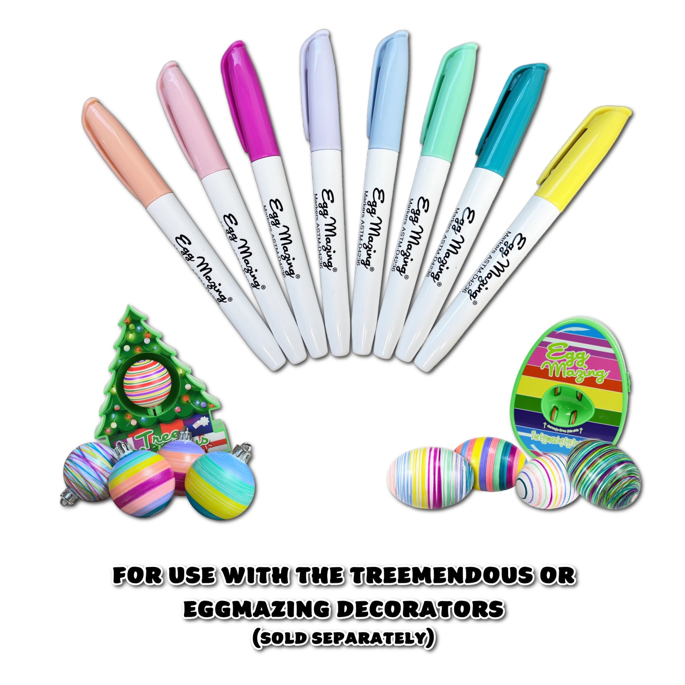 8 Pack Eggmazing Markers Pastel for Crafting and Decorating - Image 2