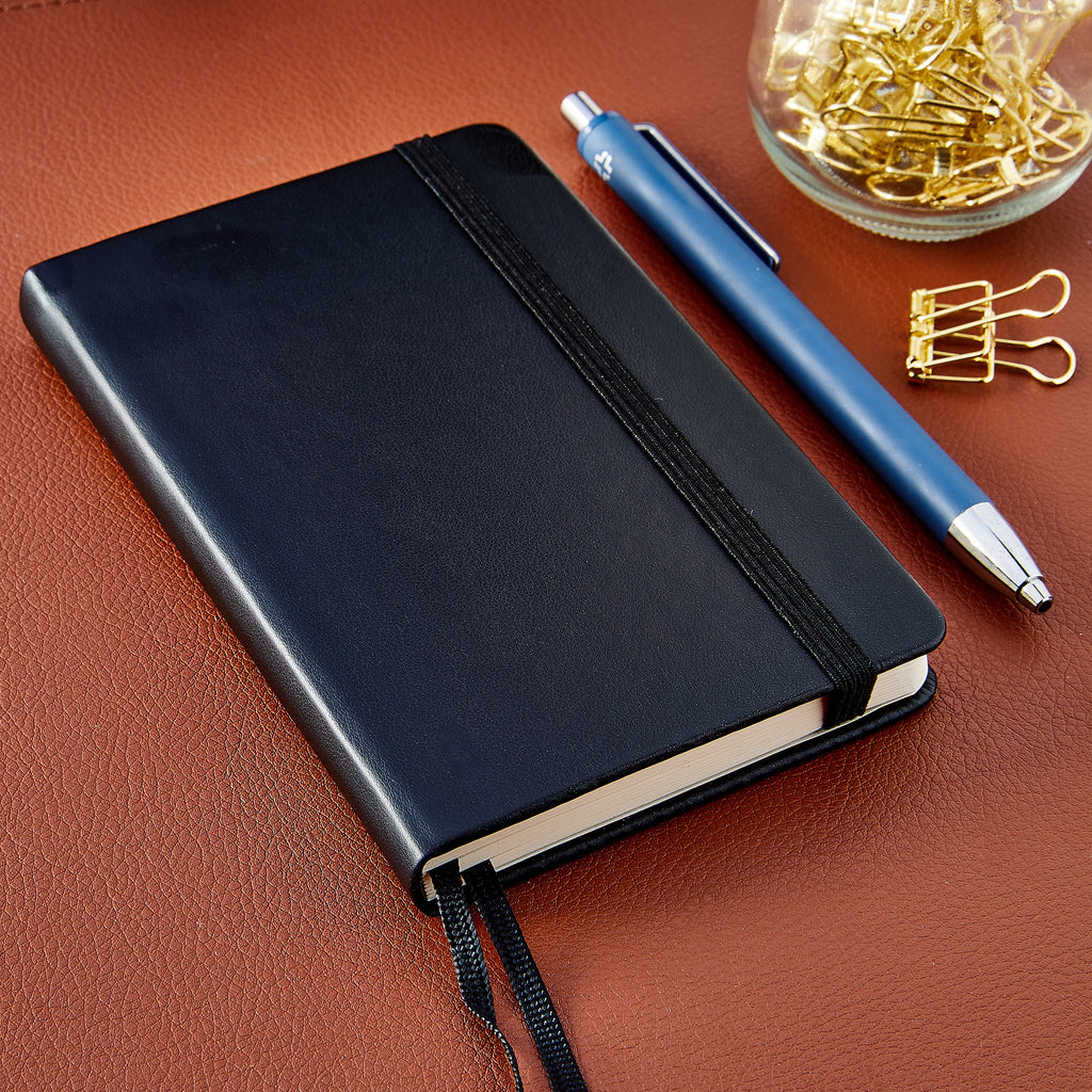 Journal, Black, 3.5" x 5.5", 192 Ruled Pages - Image 3
