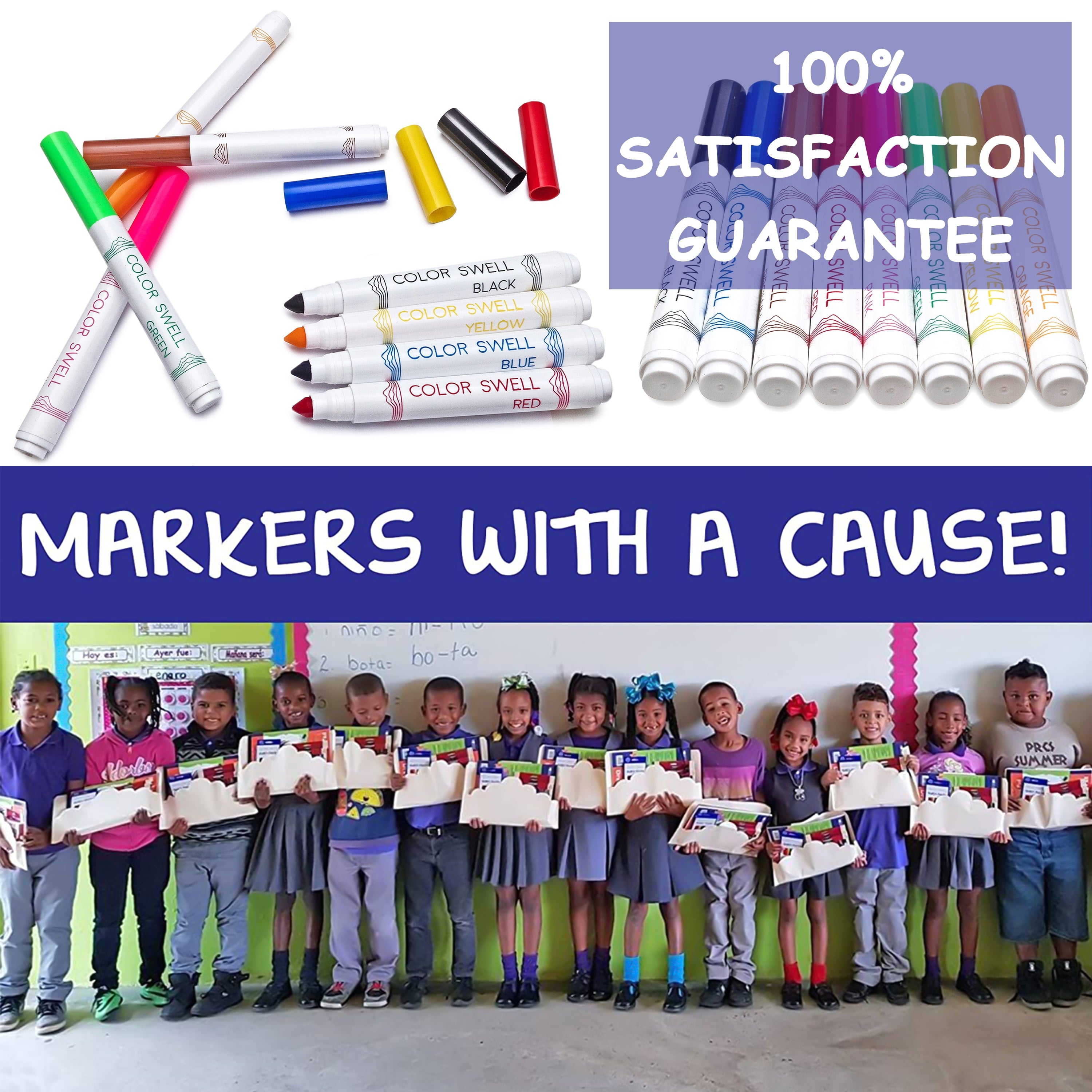 Washable Markers Bulk 18 Pack, 8 markers Per Pack, 144 Total - Image 6