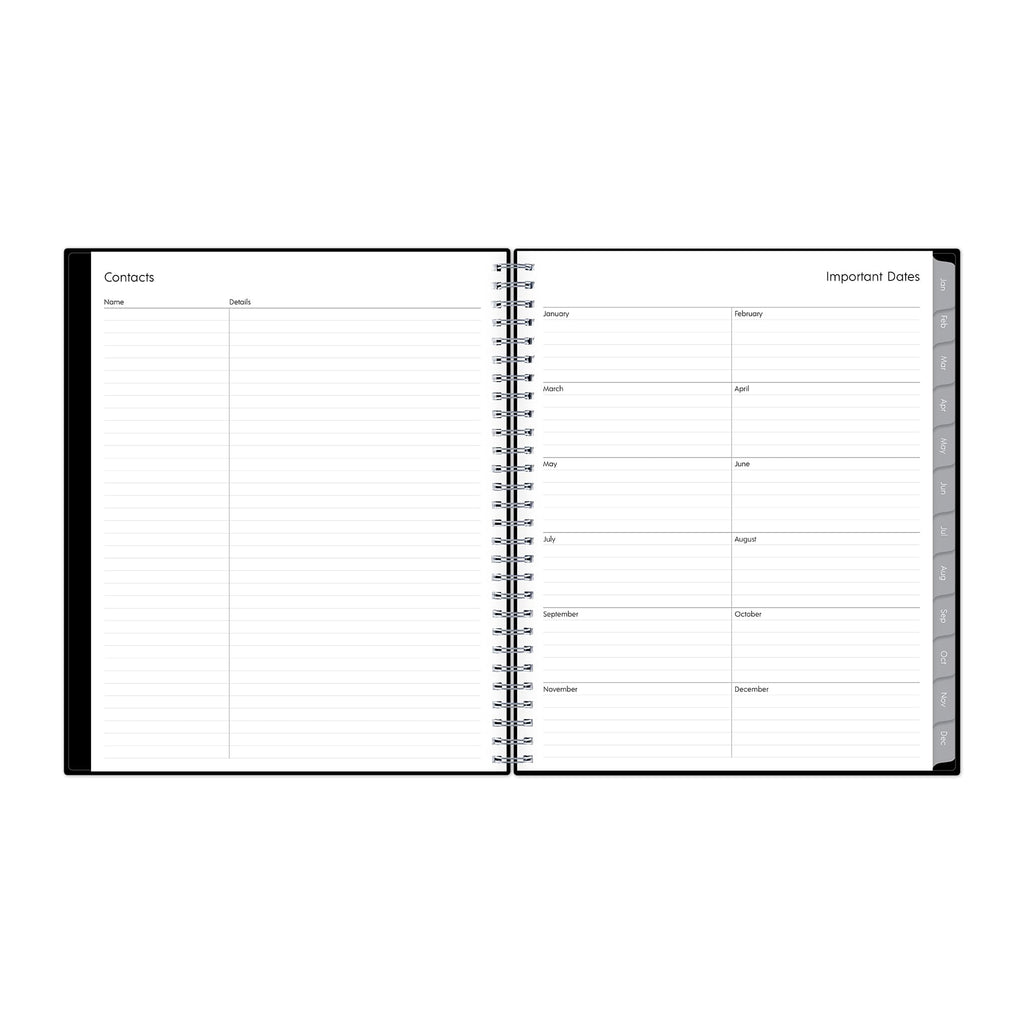 2027 18 Month Monthly Planner Calendar, July 2026 - December 2027, 8" x 10", Monthly Layout, Flexible Cover, Silver W... - Image 5
