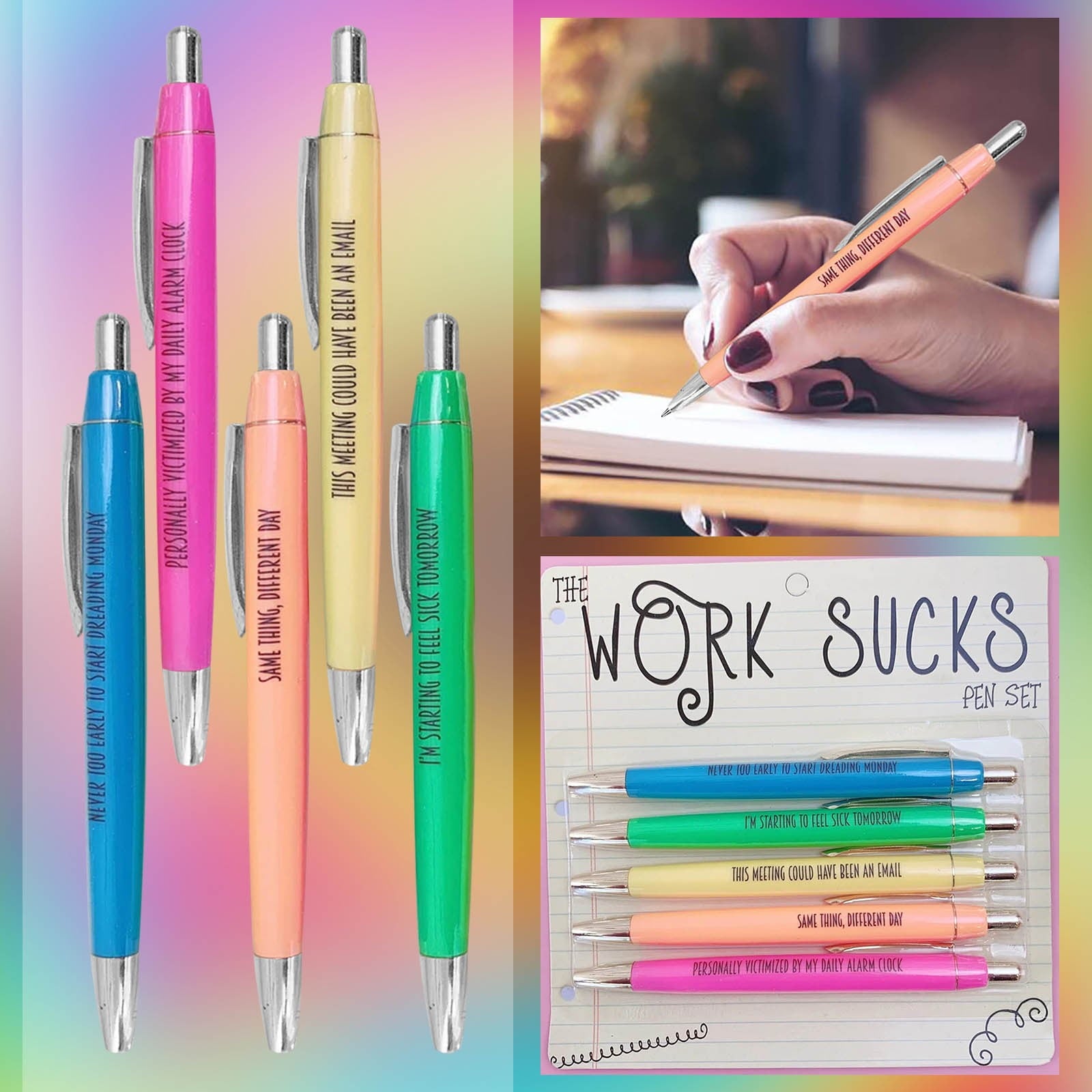 Theme Gel Pen Ballpoint Pen Copywriting Pen Set - Image 2