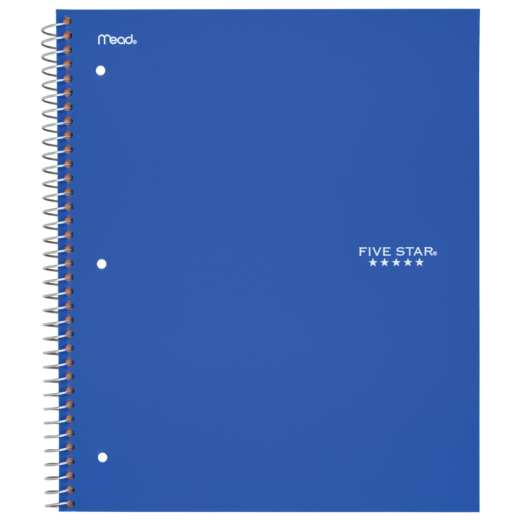 Five Star Wirebound Notebook, 1 Subject, Wide Ruled, 10 1/2" x 8", Assorted Colors (05057), 1 Count - Image 4