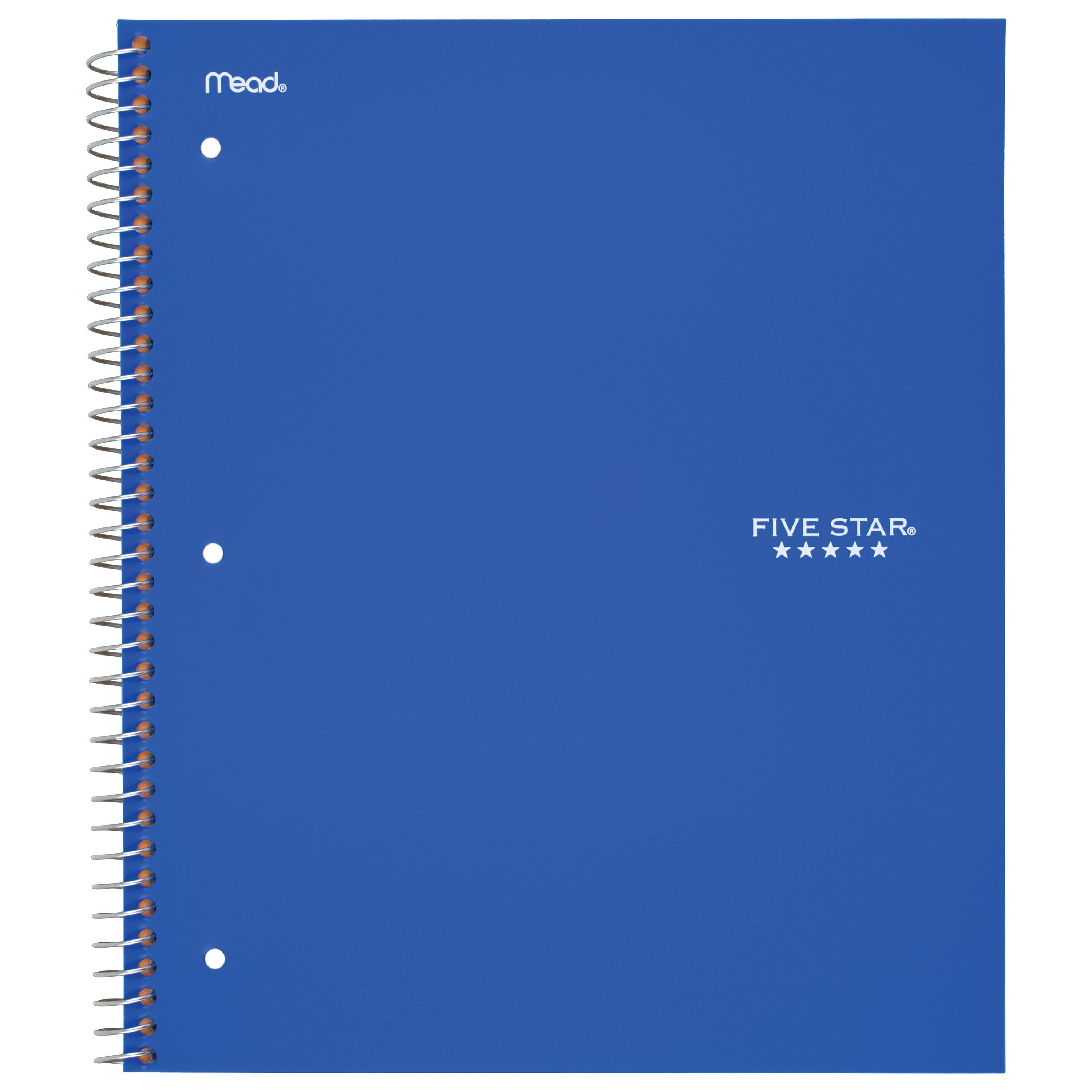 Five Star Wirebound Notebook, 1 Subject, Wide Ruled, 10 1/2" x 8", Assorted Colors (05057), 1 Count - Image 4