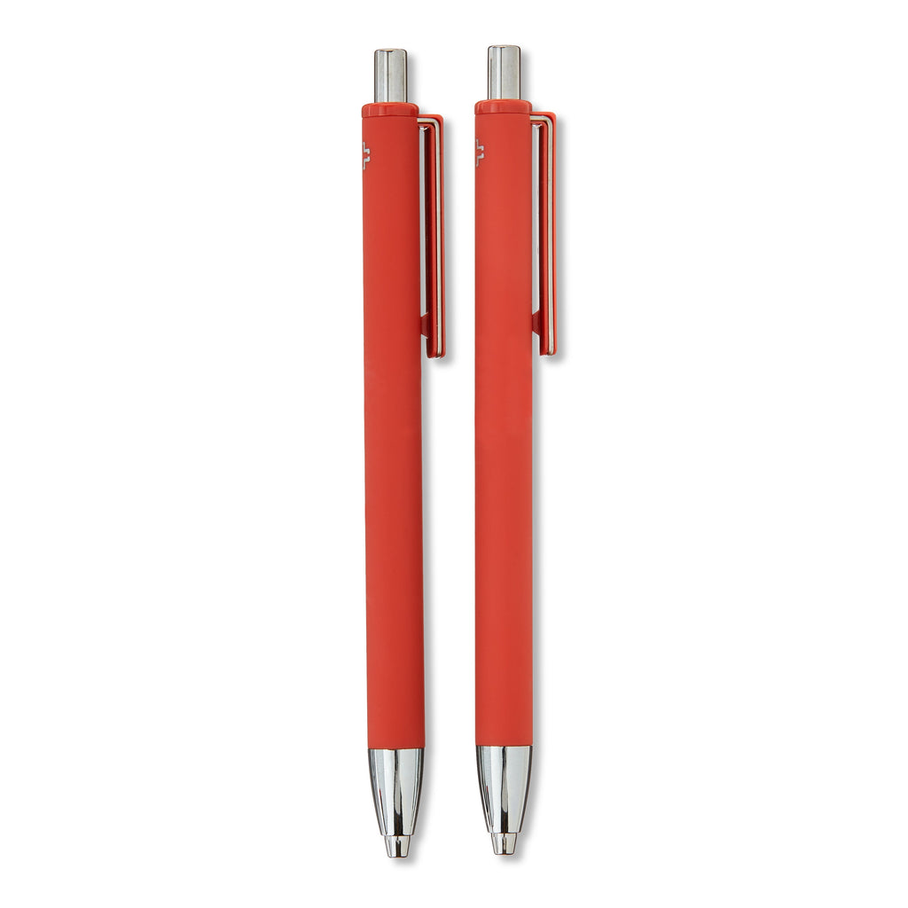 Retractable Gel Pens, Medium Point, 0.7 mm, Black Ink, 2 Count - Image 2