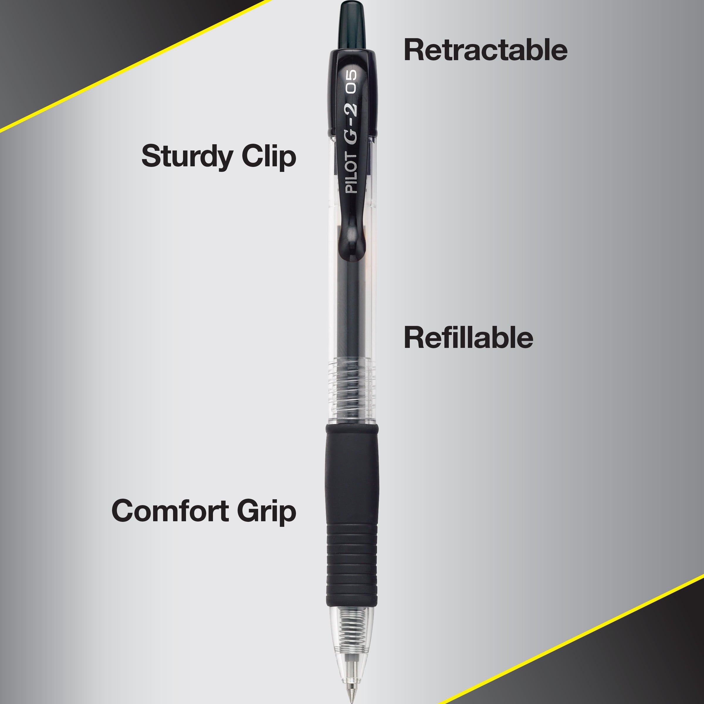 Pilot G2 Premium Retractable Gel Ink Pens, Extra Fine Point (0.5mm), Assorted, 10 Count - Image 2