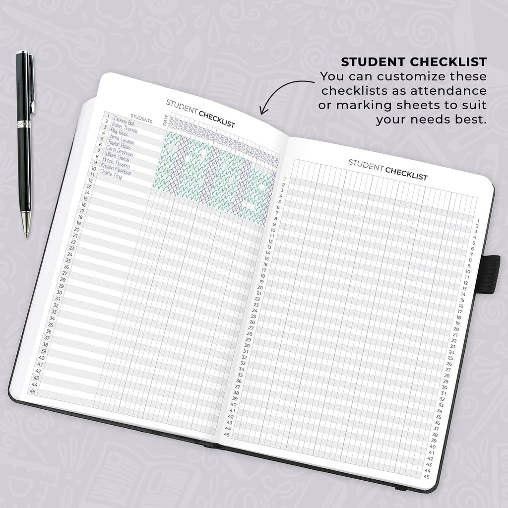 Teacher Planner - Black - Image 5