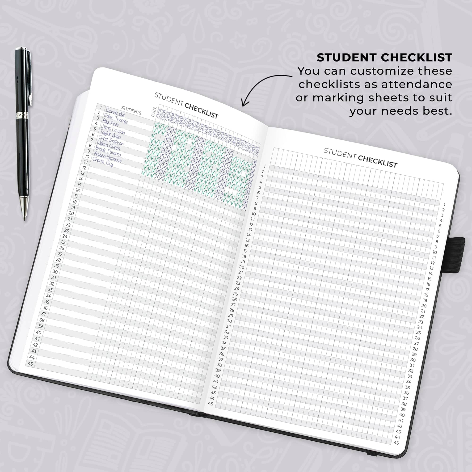 Teacher Planner - Black - Image 5