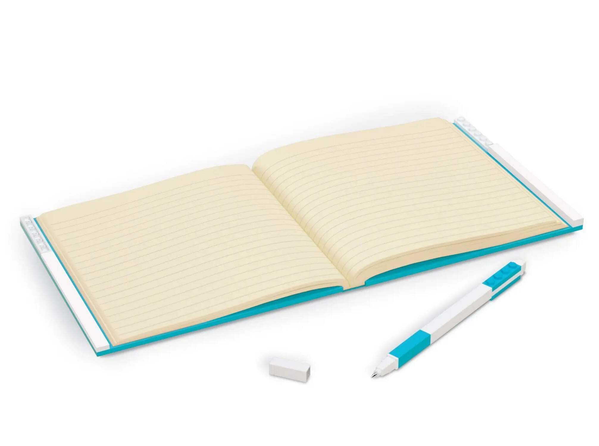 LEGO Stationery Locking Notebook with Gel Pen - Azure (52444) - Image 6