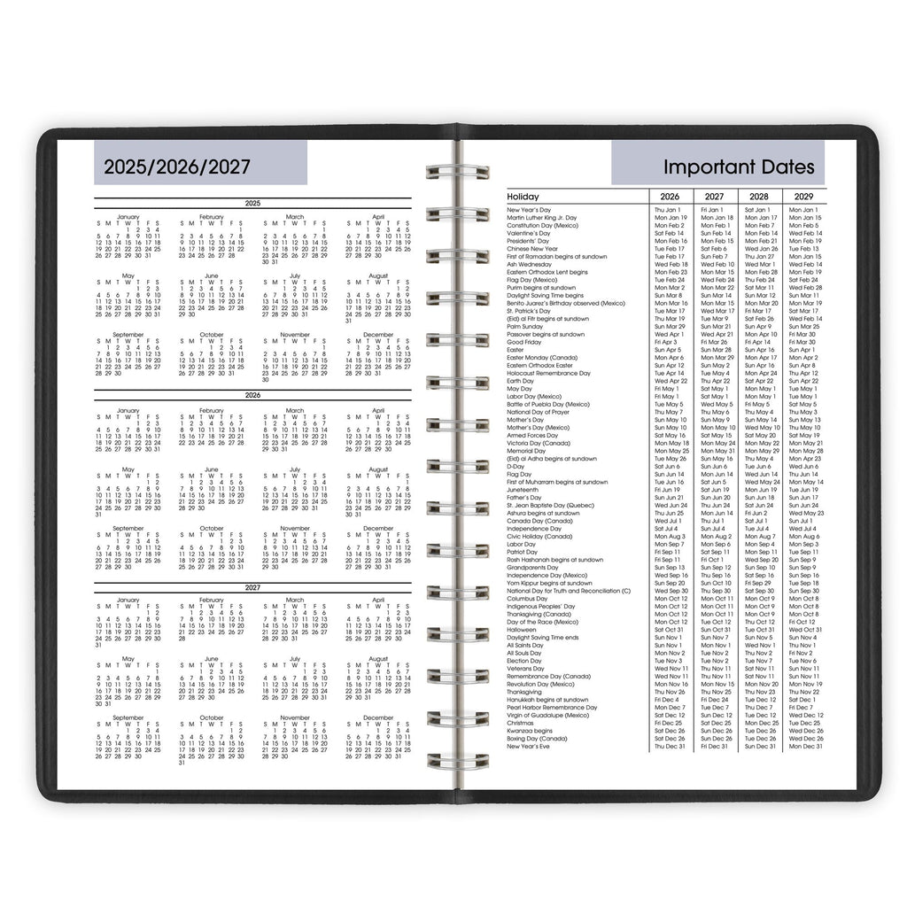 2026 Daily Appointment Book Planner, Black, Small, 5" x 8", G1000026 - Image 5