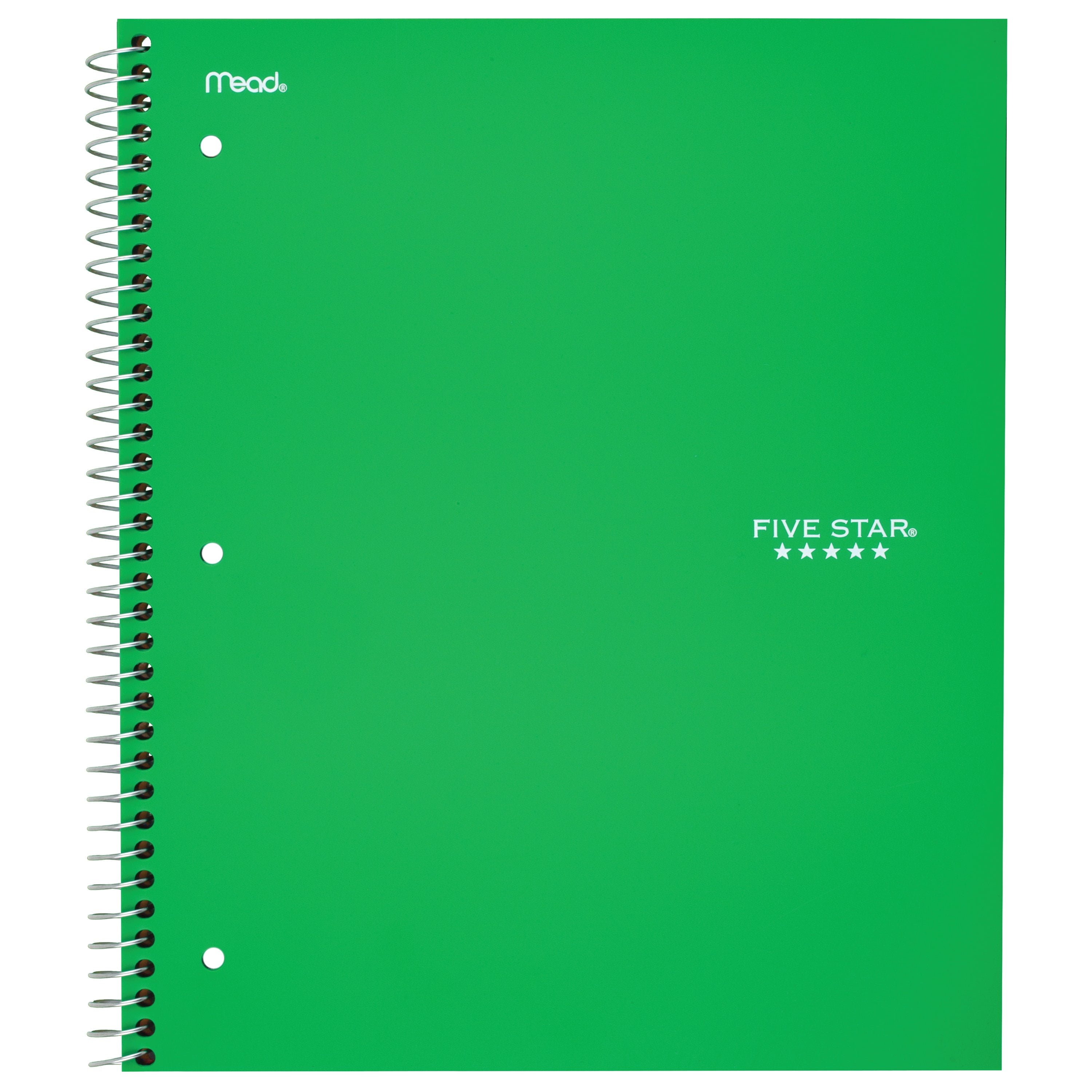 Five Star Wirebound Notebook, 1 Subject, Wide Ruled, 10 1/2" x 8", Assorted Colors (05057), 1 Count - Image 5