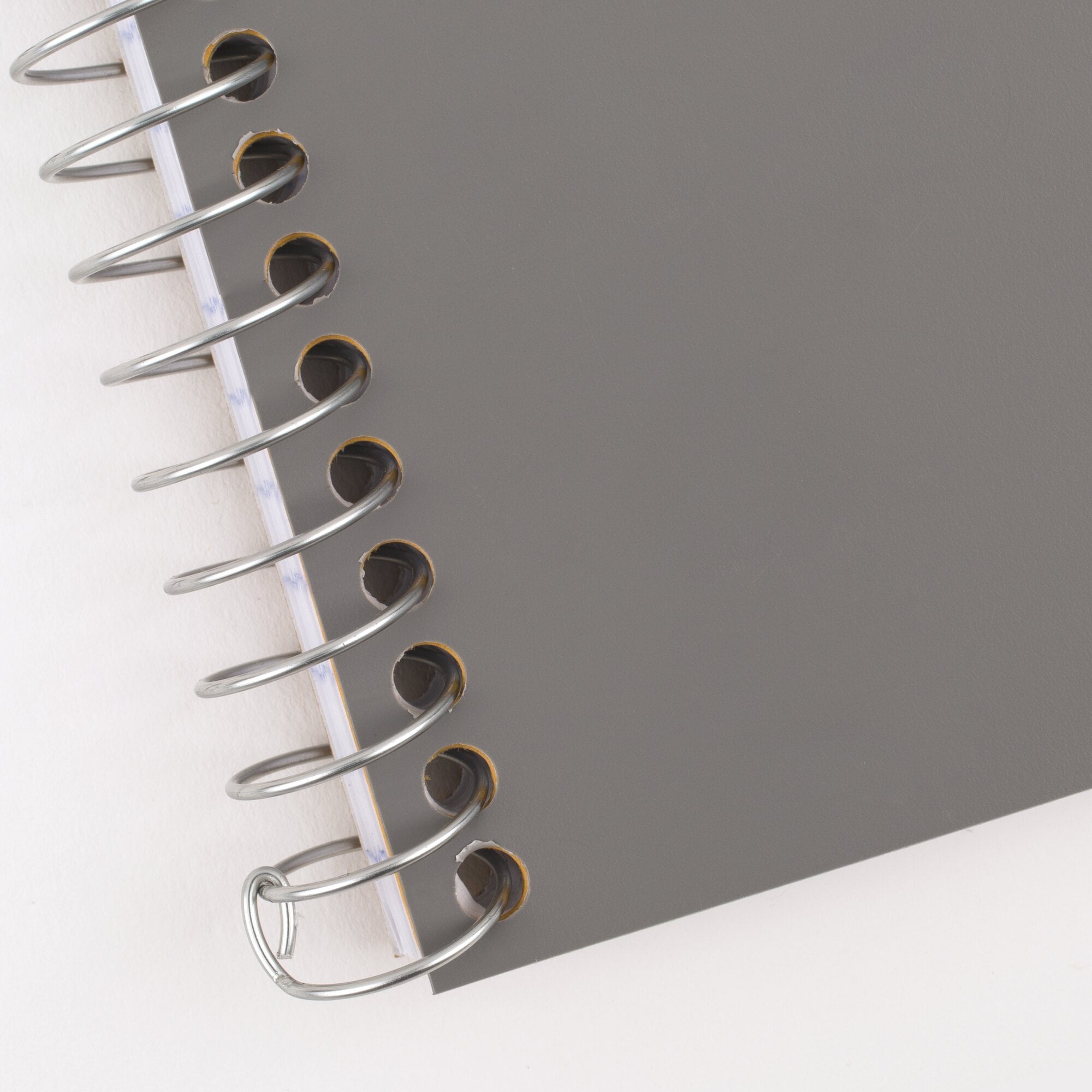 Five Star Spiral Notebook, 2 Subject, College Ruled, 6" x 9.5", Gray - Image 4
