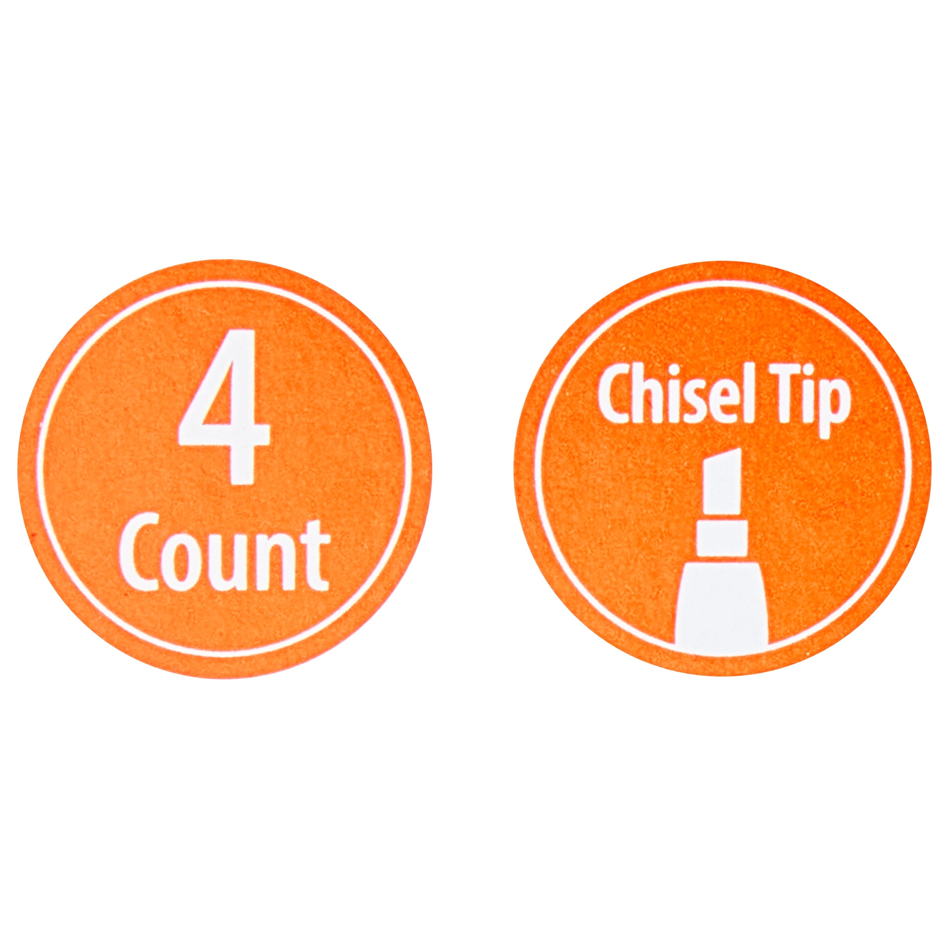 Dry Erase Markers, Chisel Tip, Black, 4-Pack - Image 3