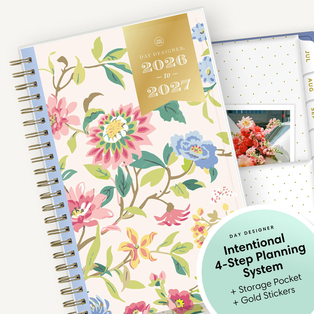 Blue Sky Day Designer 2026-2027 Weekly and Monthly Academic Year Planner Calendar, July 2026 - June 2027, 5" x 8", Clear Pocket Cover, Stora - Image 6