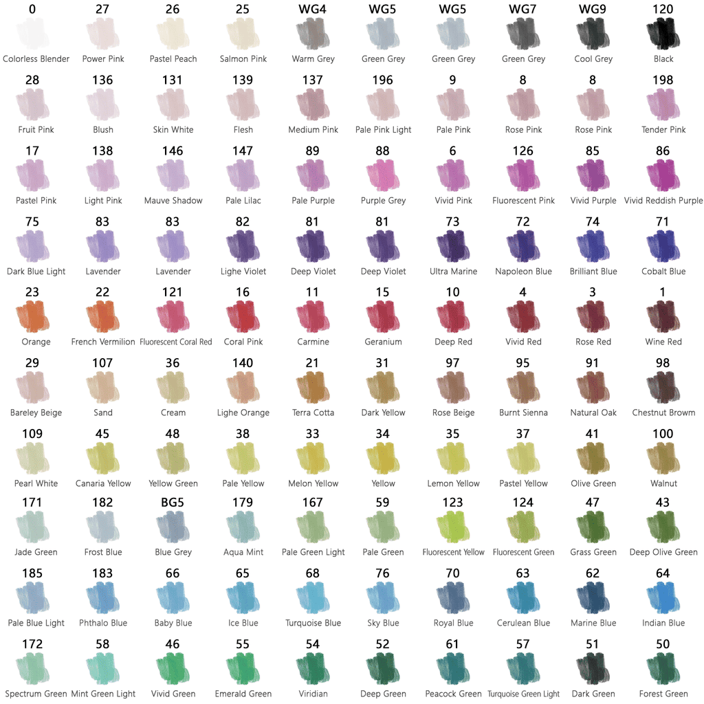 100 pcs Alcohol Markers Set, Double Ended Artist with Carrying Case Great for Coloring, Painting, Sketching, Card Mak... - Image 6
