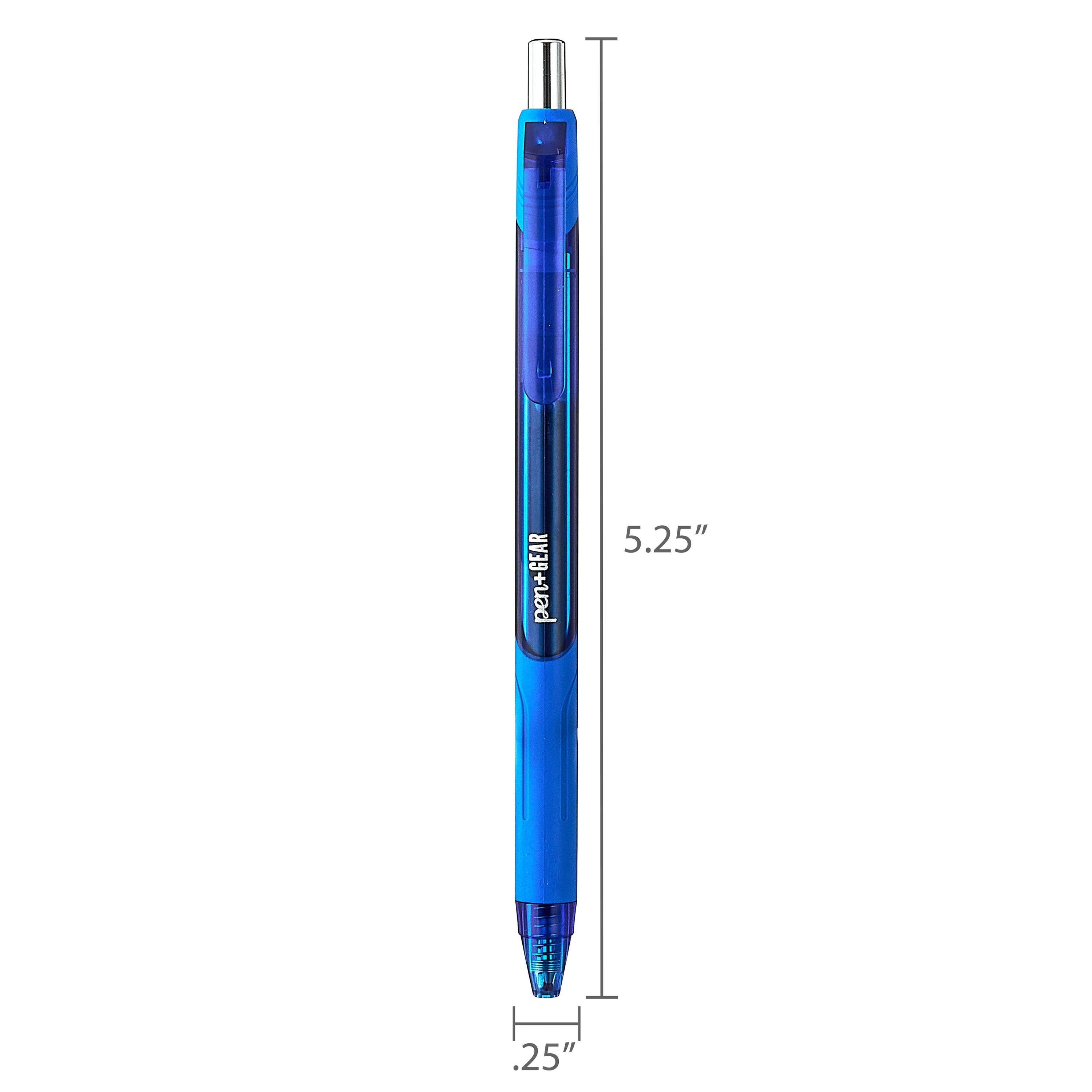 Pen+Gear Medium Point 0.7mm Retractable Gel Pens, Assorted Ink, 12 Count - Image 5