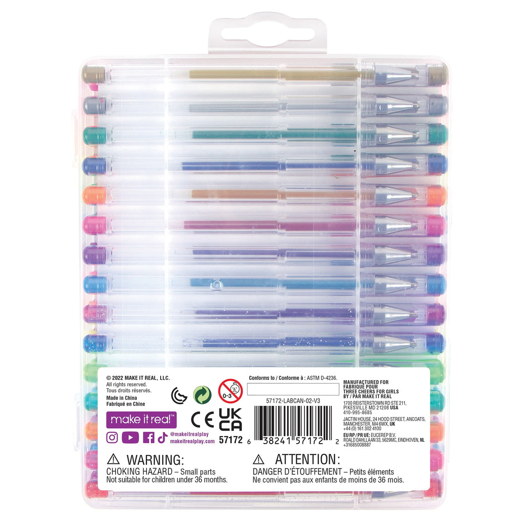 Gel Pen Set, Fine Point, Assorted Ink Colors, 30 Count - Image 2