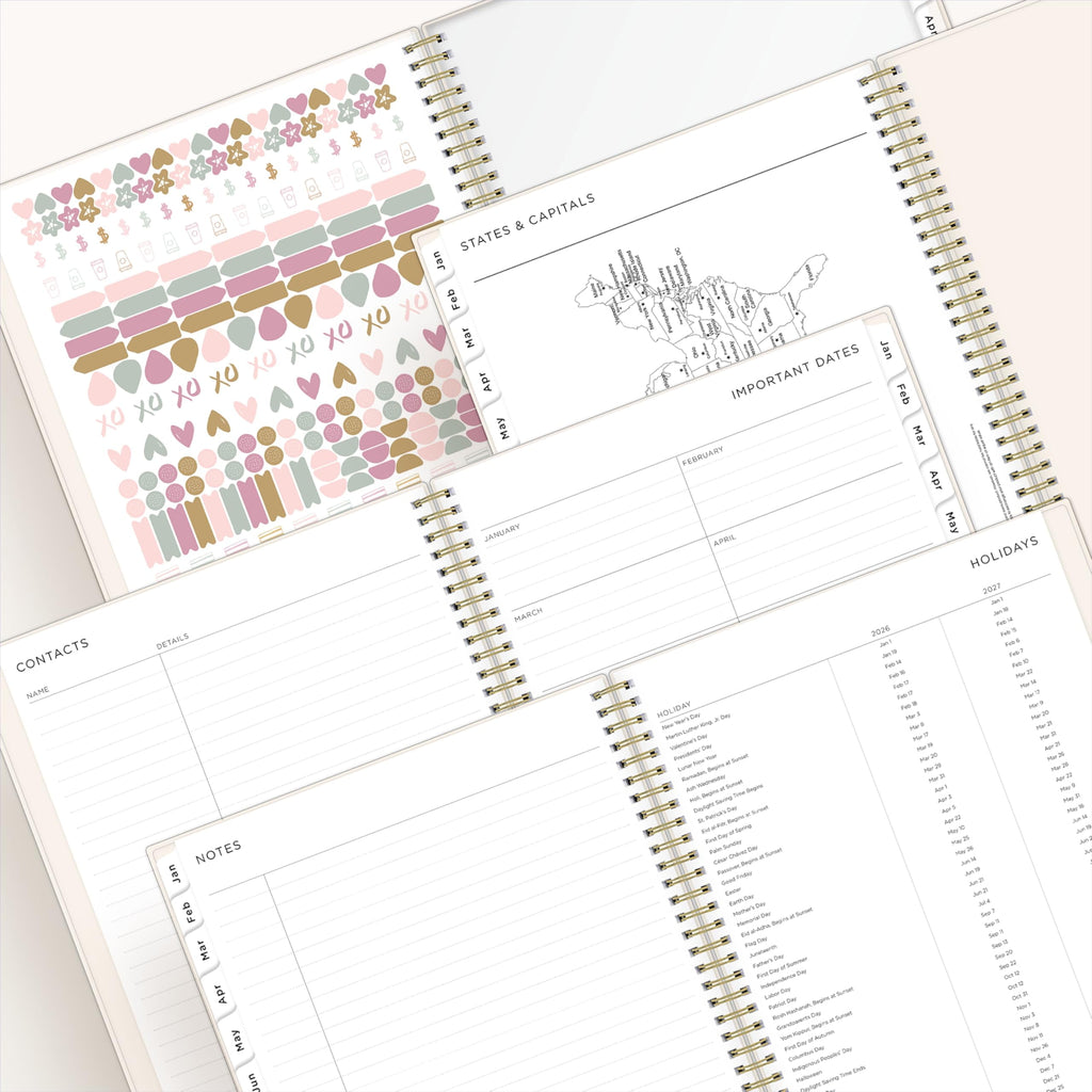 Blue Sky Ashley G 2026 Weekly and Monthly Planner Calendar, January 2026 - December 2026, 8.5" x 11", Flexible Cover, Wirebound, Laminated T - Image 6