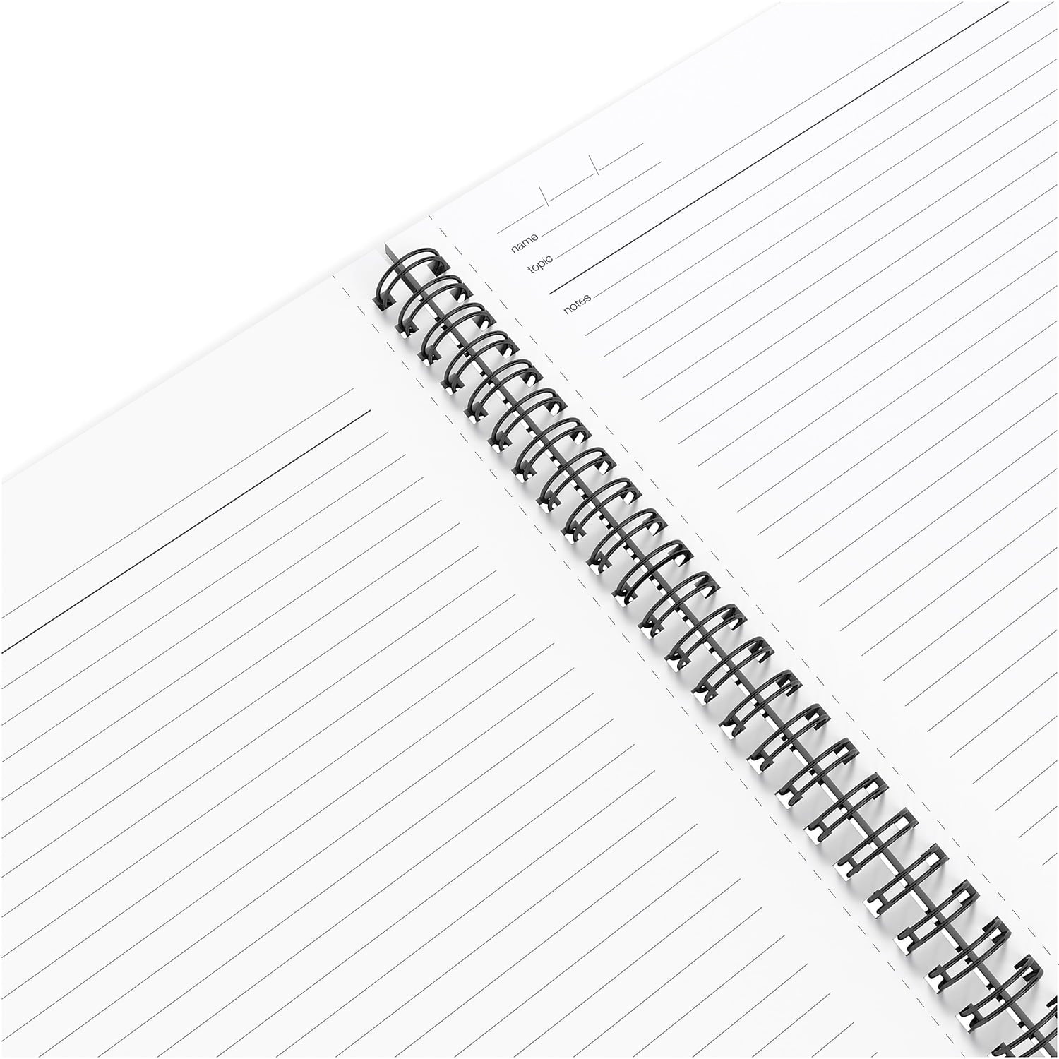 Staples TRU RED Medium Soft Cover Meeting Notebook Blk - Image 4
