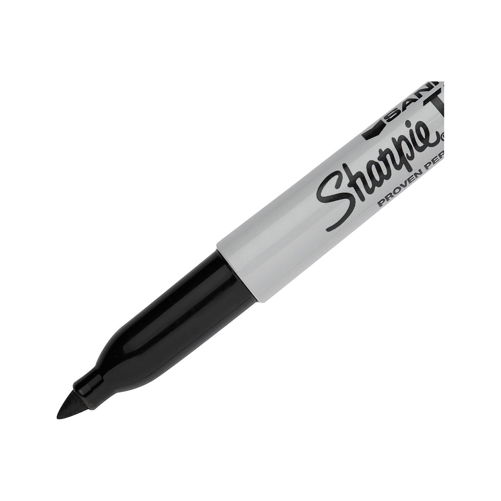 Permanent Marker Fine Bullet Tip, Black - Image 4