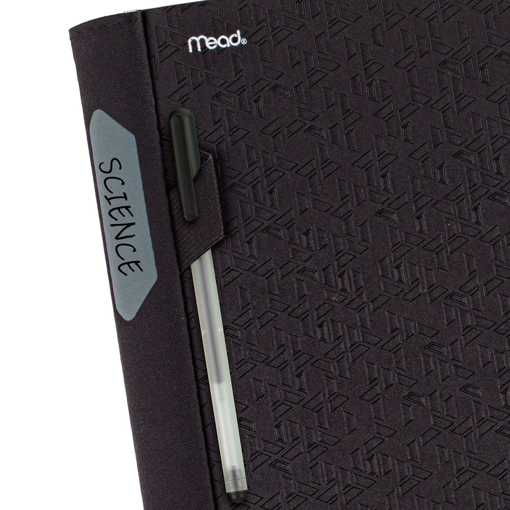1 Subject College Ruled Notebook Plus Study App, 8.5" x 11", Black, Poly, Spiral, 100 Sheets - Image 5
