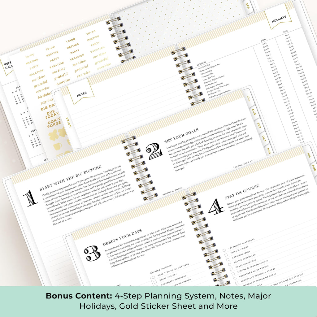 Blue Sky Day Designer 2026-2027 Weekly and Monthly Academic Year Planner Calendar, July 2026 - June 2027, 5.875" x 8.625",Storage Pocket, St - Image 5