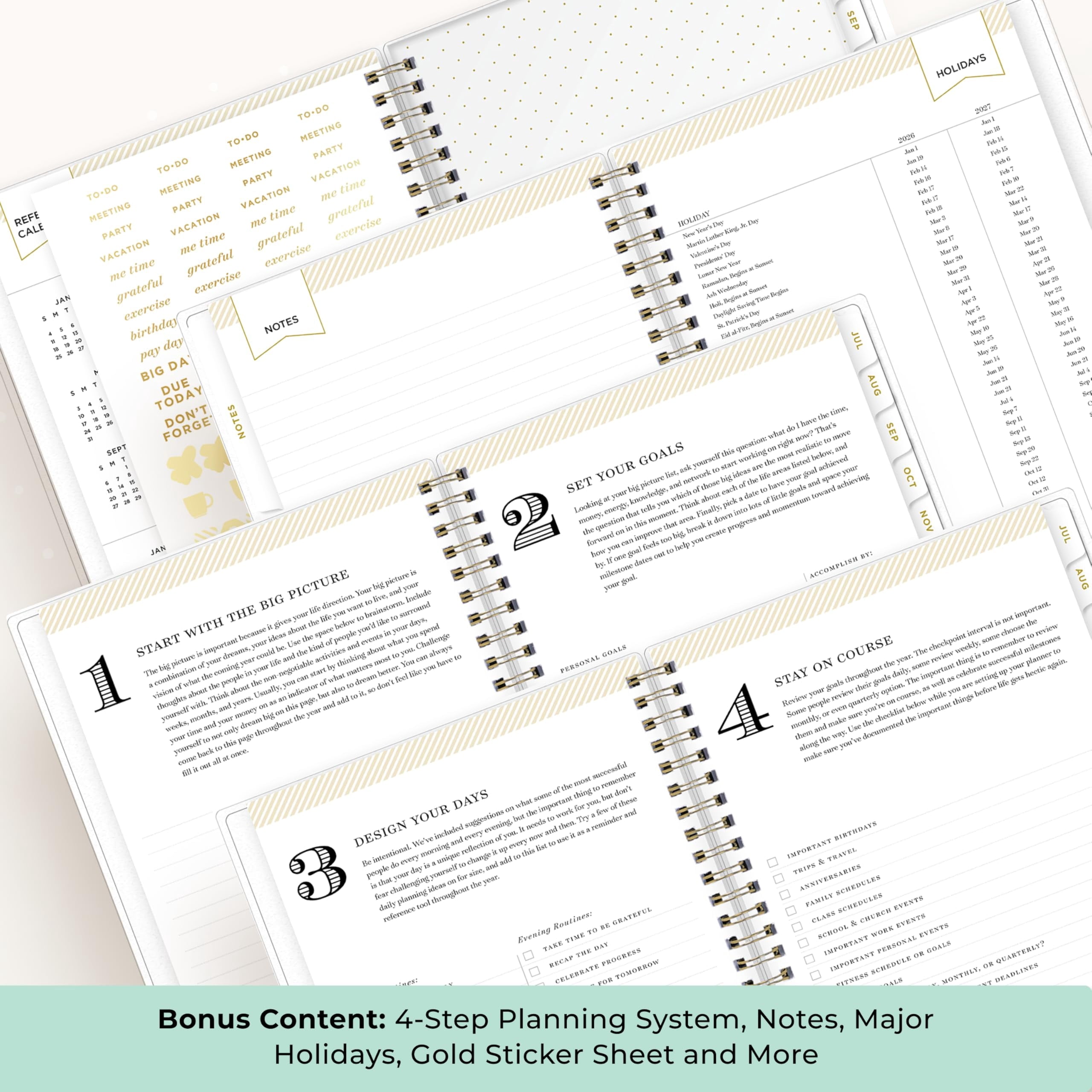Blue Sky Day Designer 2026-2027 Weekly and Monthly Academic Year Planner Calendar, July 2026 - June 2027, 5.875" x 8.625",Storage Pocket, St - Image 5
