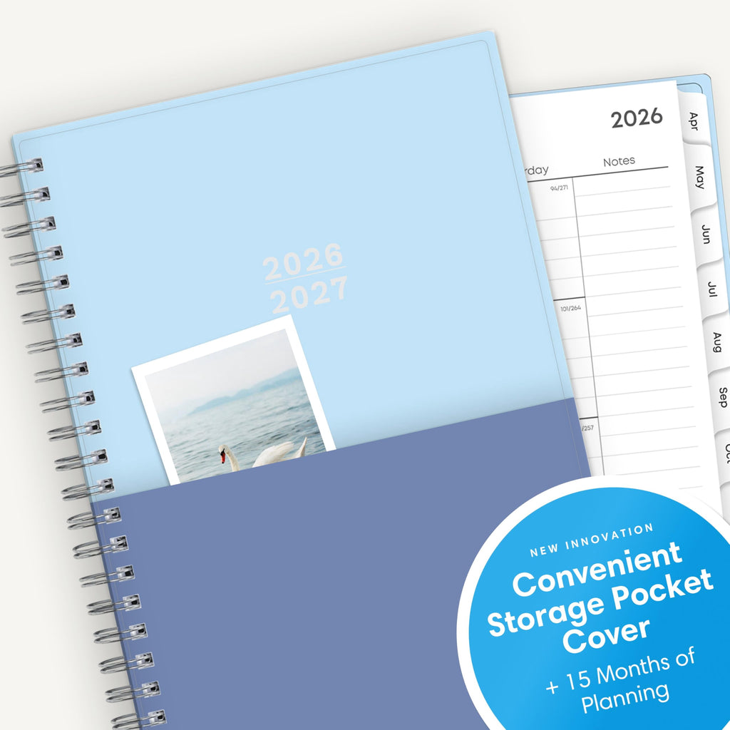 2026-2027 Weekly and Monthly Academic Year 15 Month Planner Calendar, April 2026 - June 2027, 5" x 8", Flexible Cover... - Image 6