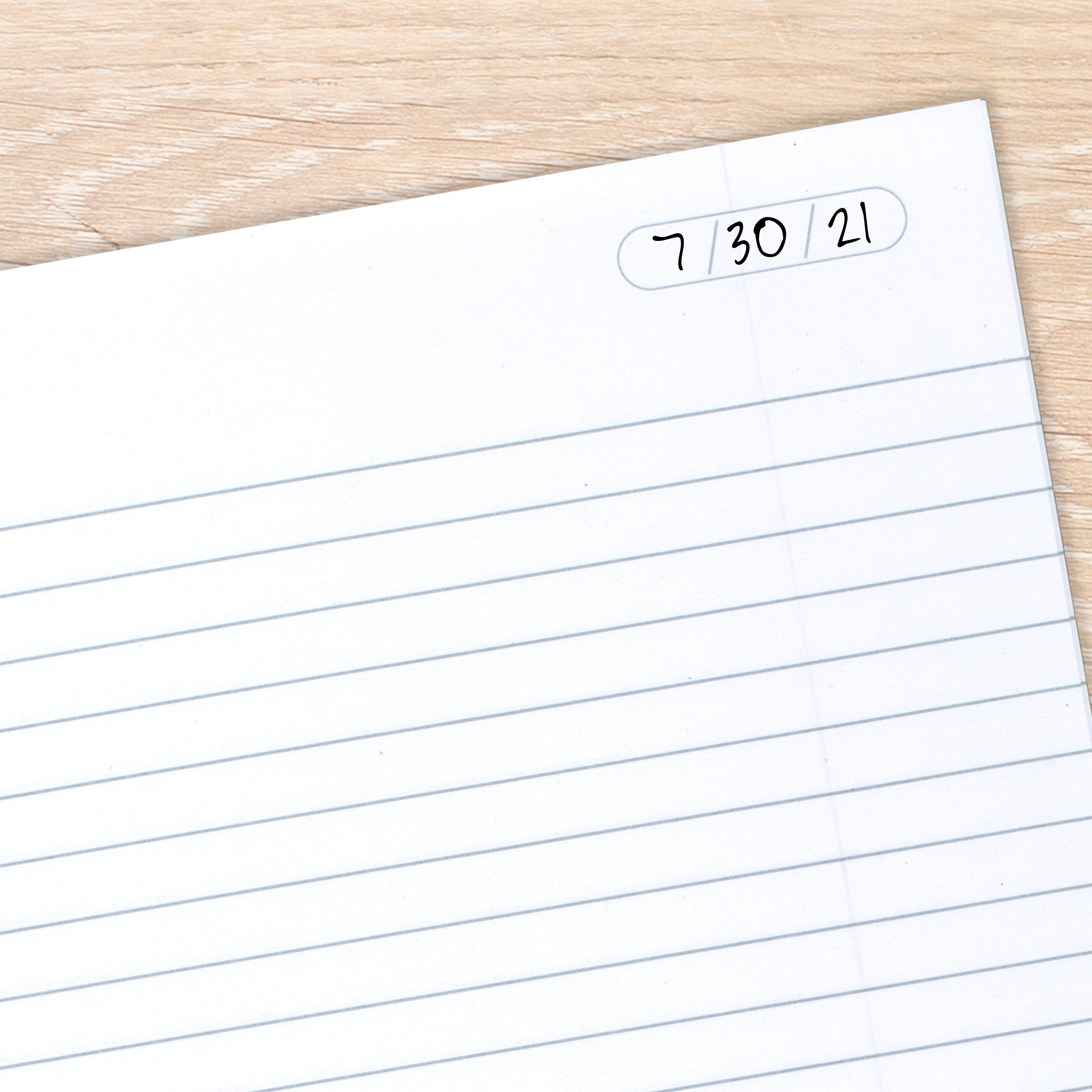 Limited Wirebound Legal Ruled Business Notebook, 9" x 11", Blue, 80 Sheets - Image 3