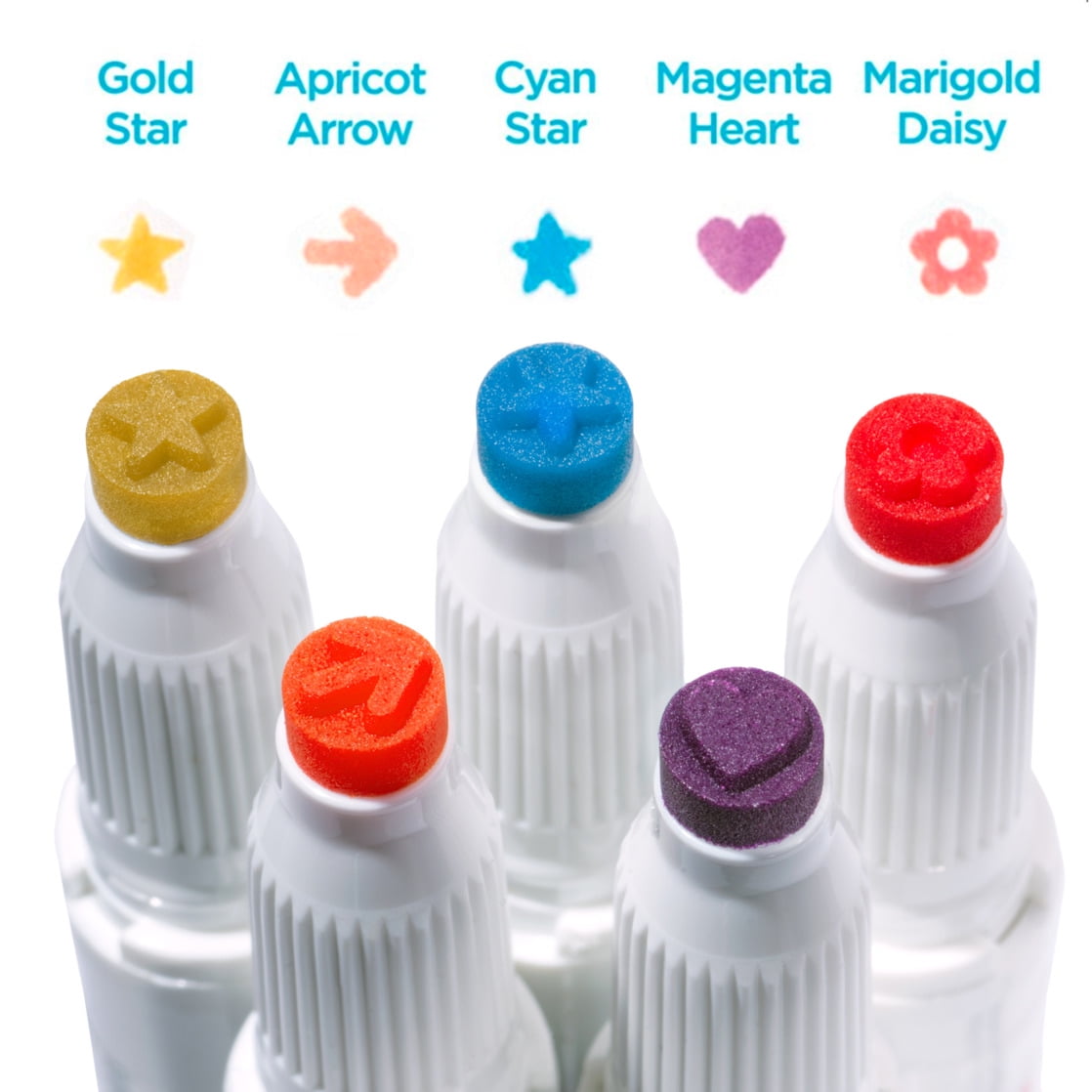 Mildliner Dual Tip Stamp Marker Assorted 5pk - Image 2