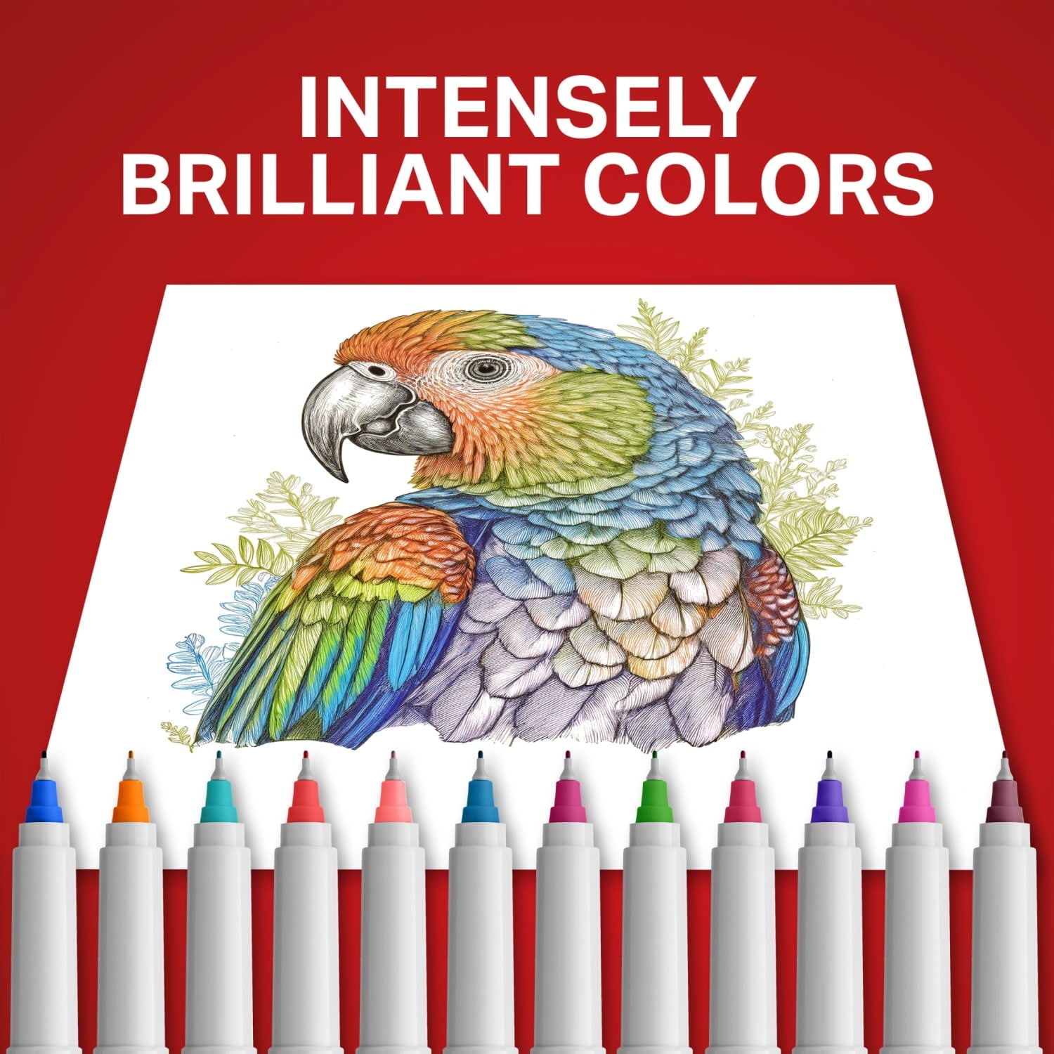 Color Burst Permanent Markers, Ultra Fine Point, Assorted Colors, 24 Count - Image 3