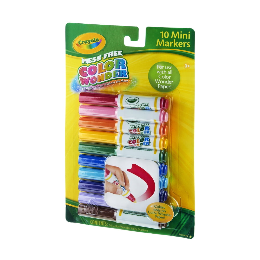 Mini Markers with 10, Assorted Colors, 10 Count - Image 3