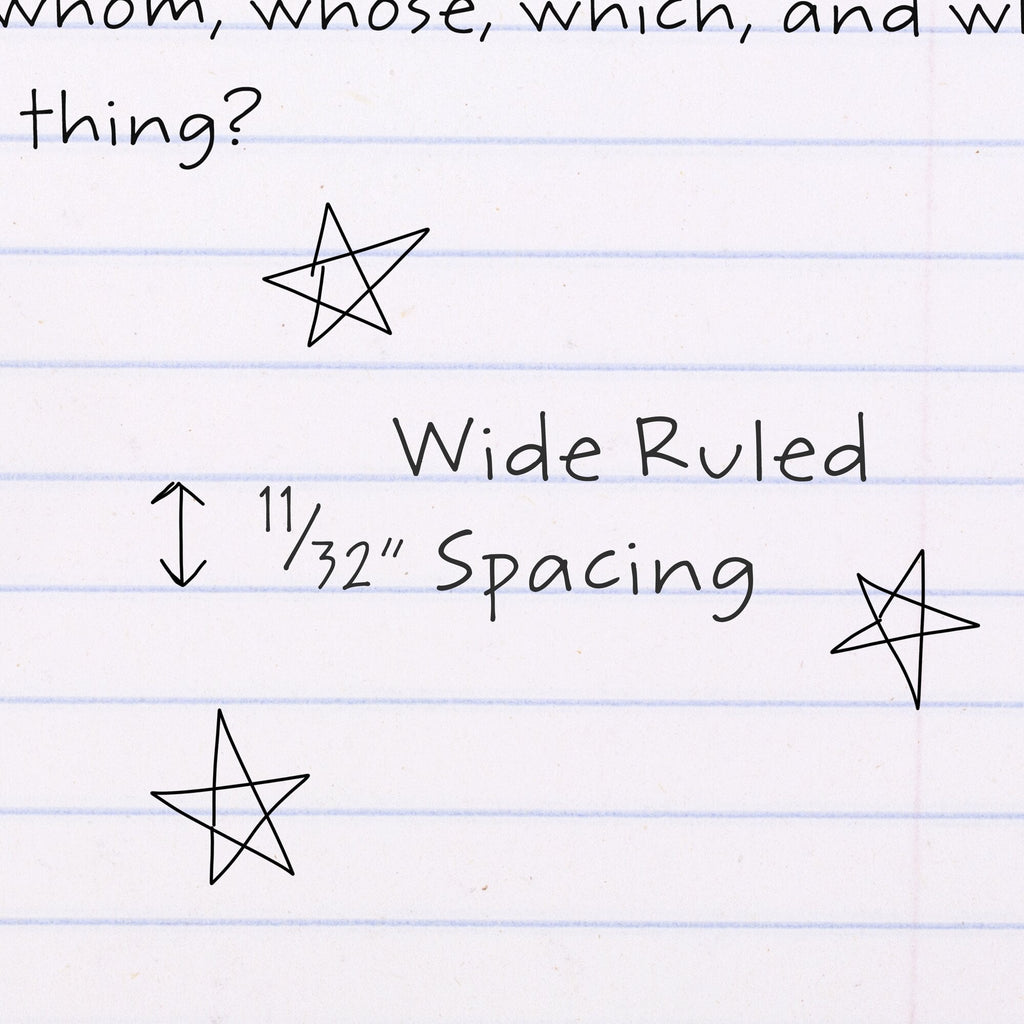 Mead Spiral Notebook, 1 Subject, Wide Ruled, 10.5" x 7.5", 70 Sheets, 4 Pack, Assorted - Image 2
