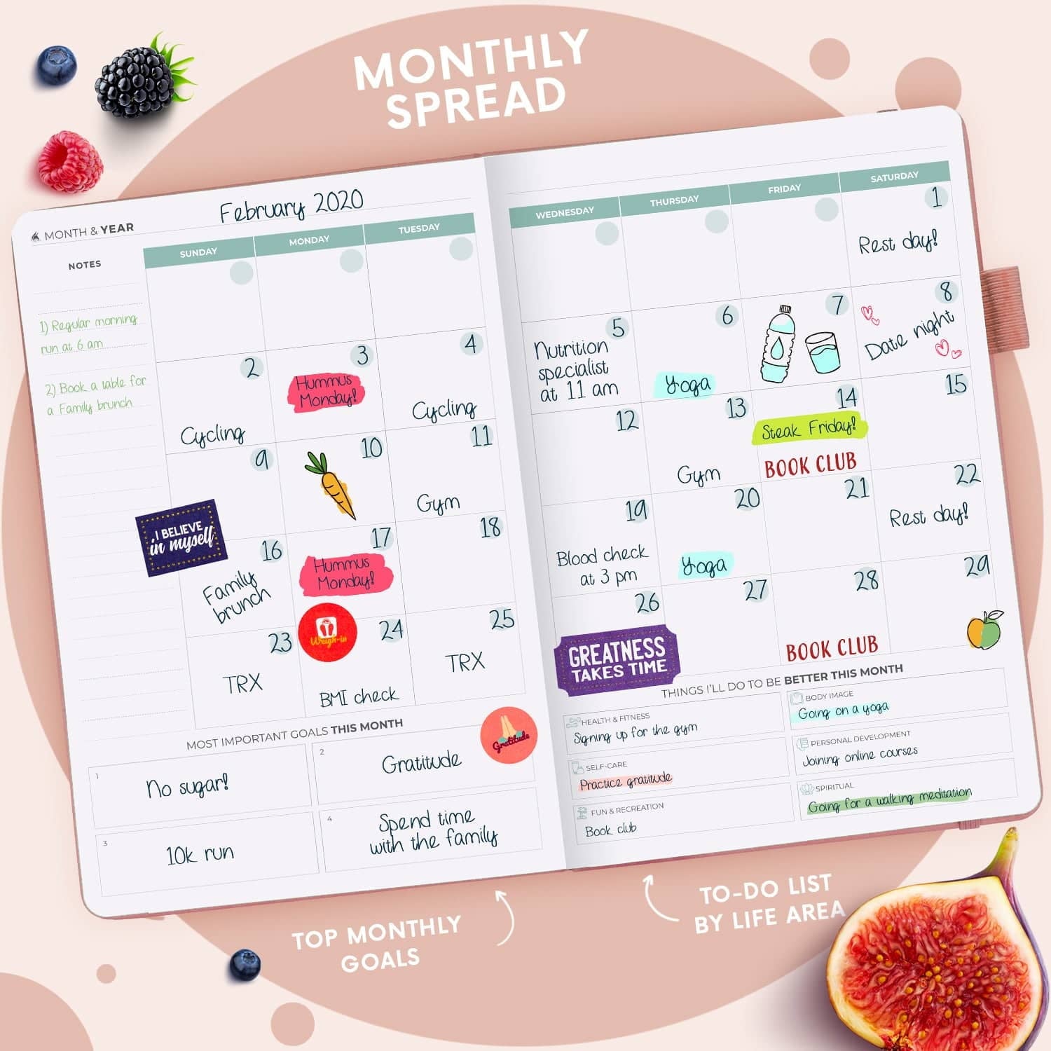 Wellness Planner - Rose Gold - Image 2