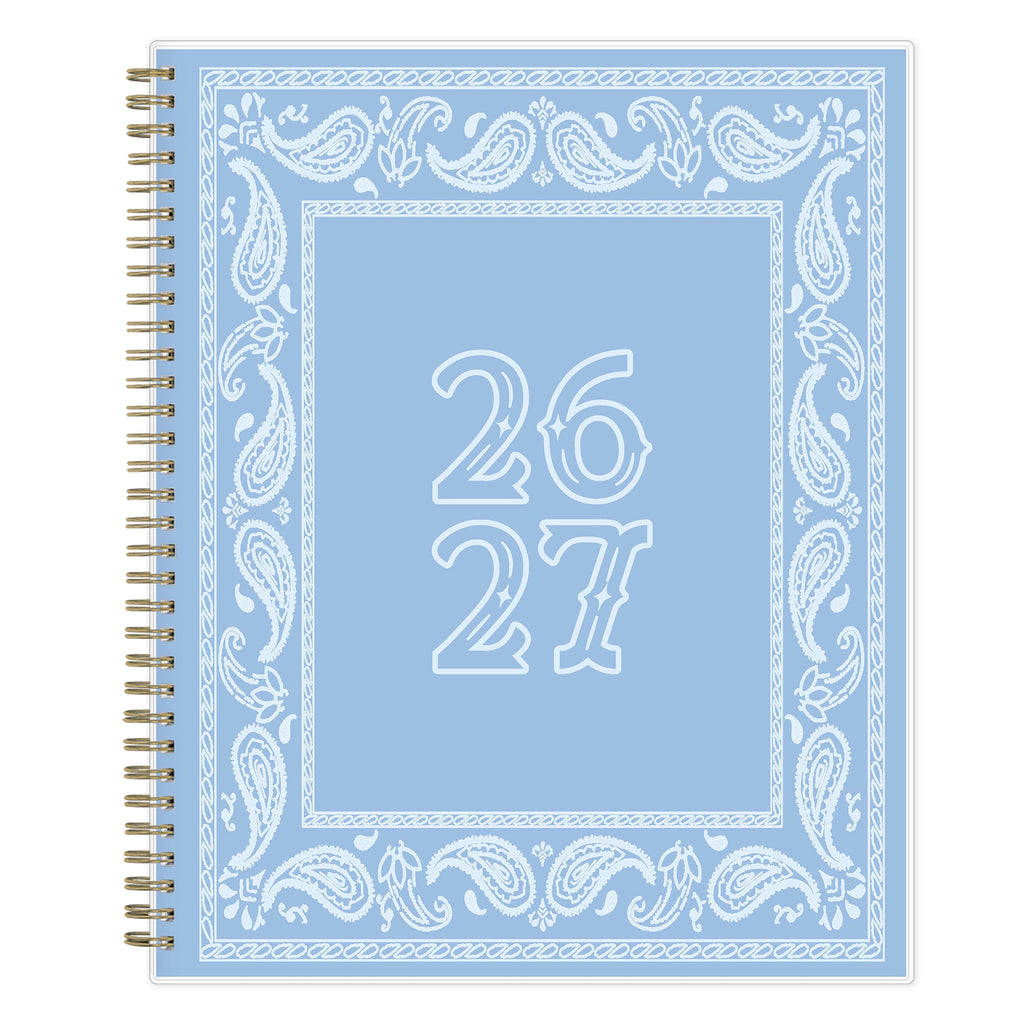 Jessie James Decker for Monthly Weekly Planner, 8.5" x 11", Hanky Blue 15-Month (April 2026 - June 2027) - Image 2