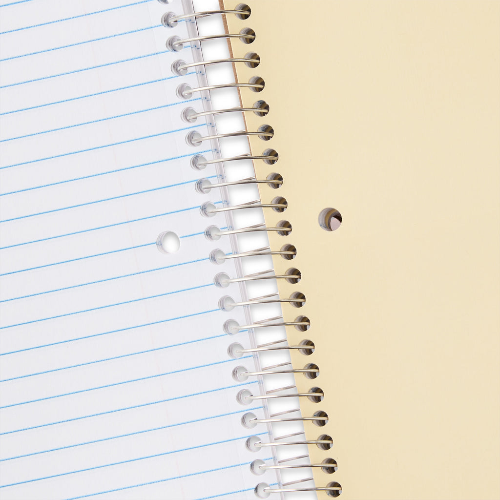 Pen+Gear Wide Ruled 5-Subject Poly Notebook, Black, 8.5" x 10.5", 160 Sheets - Image 4