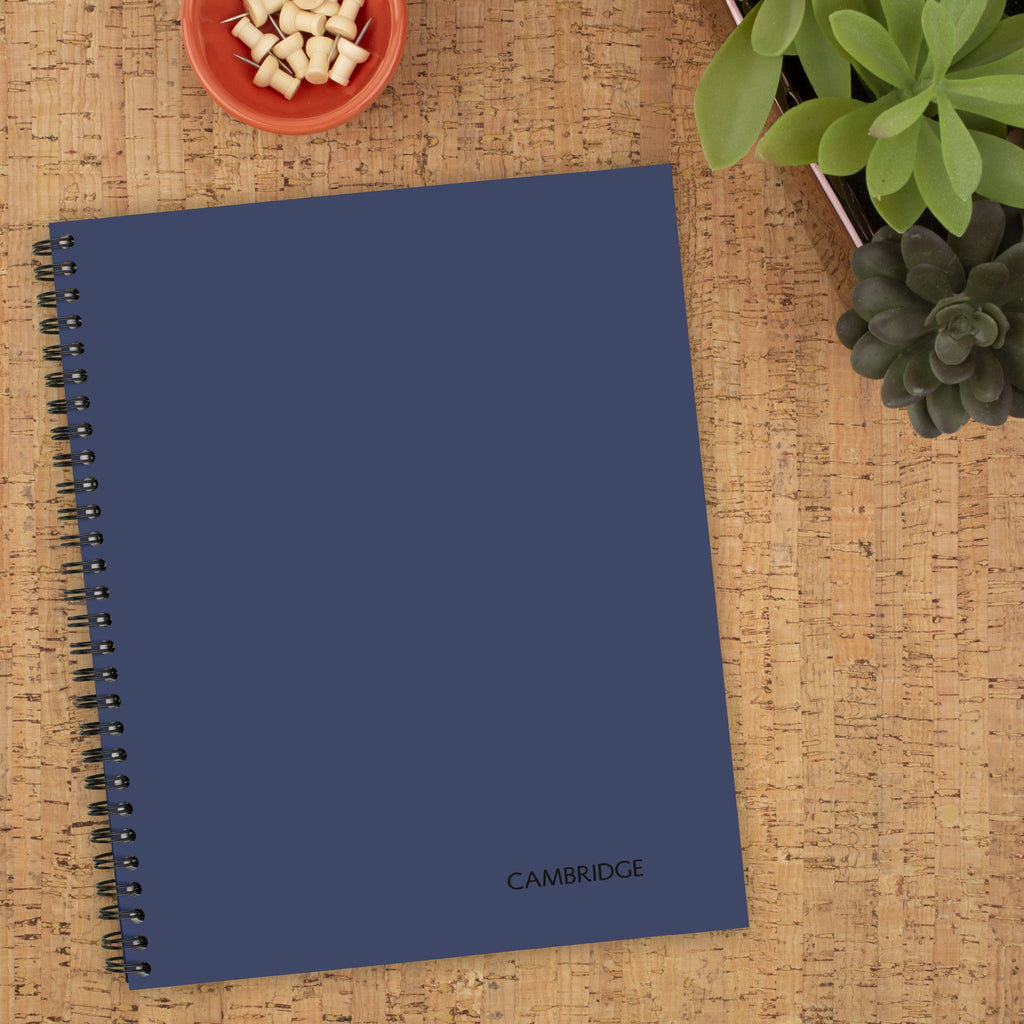 Limited Wirebound Legal Ruled Business Notebook, 9" x 11", Blue, 80 Sheets - Image 5