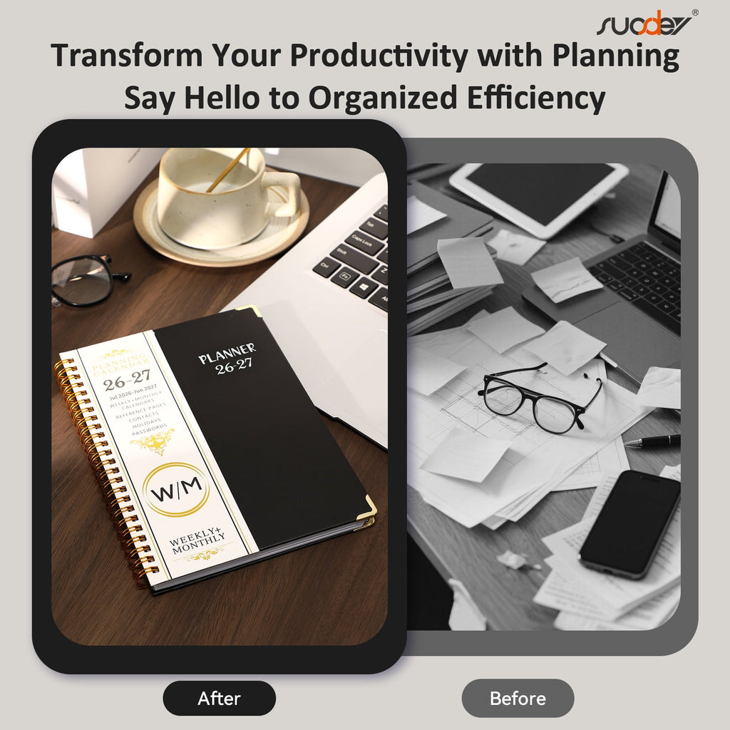 2026-2027 Academic Year Planner Calendar Notebook (JUL.2026-JUN.2027,6.3"x8.5")Daily Weekly Monthly Agenda Planner fo... - Image 6