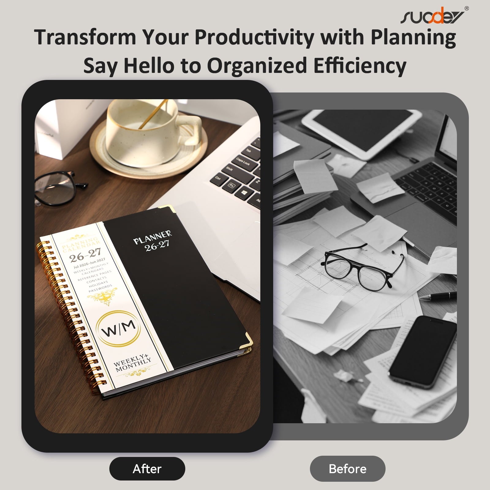 2026-2027 Academic Year Planner Calendar Notebook (JUL.2026-JUN.2027,6.3"x8.5")Daily Weekly Monthly Agenda Planner fo... - Image 6