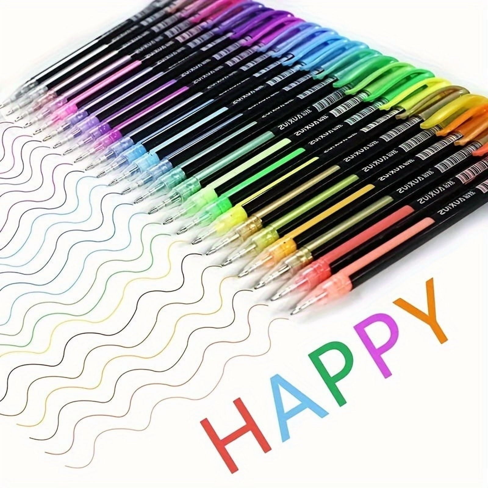 60-Piece Pens Set - Fine Point, Unique Colors - Image 4