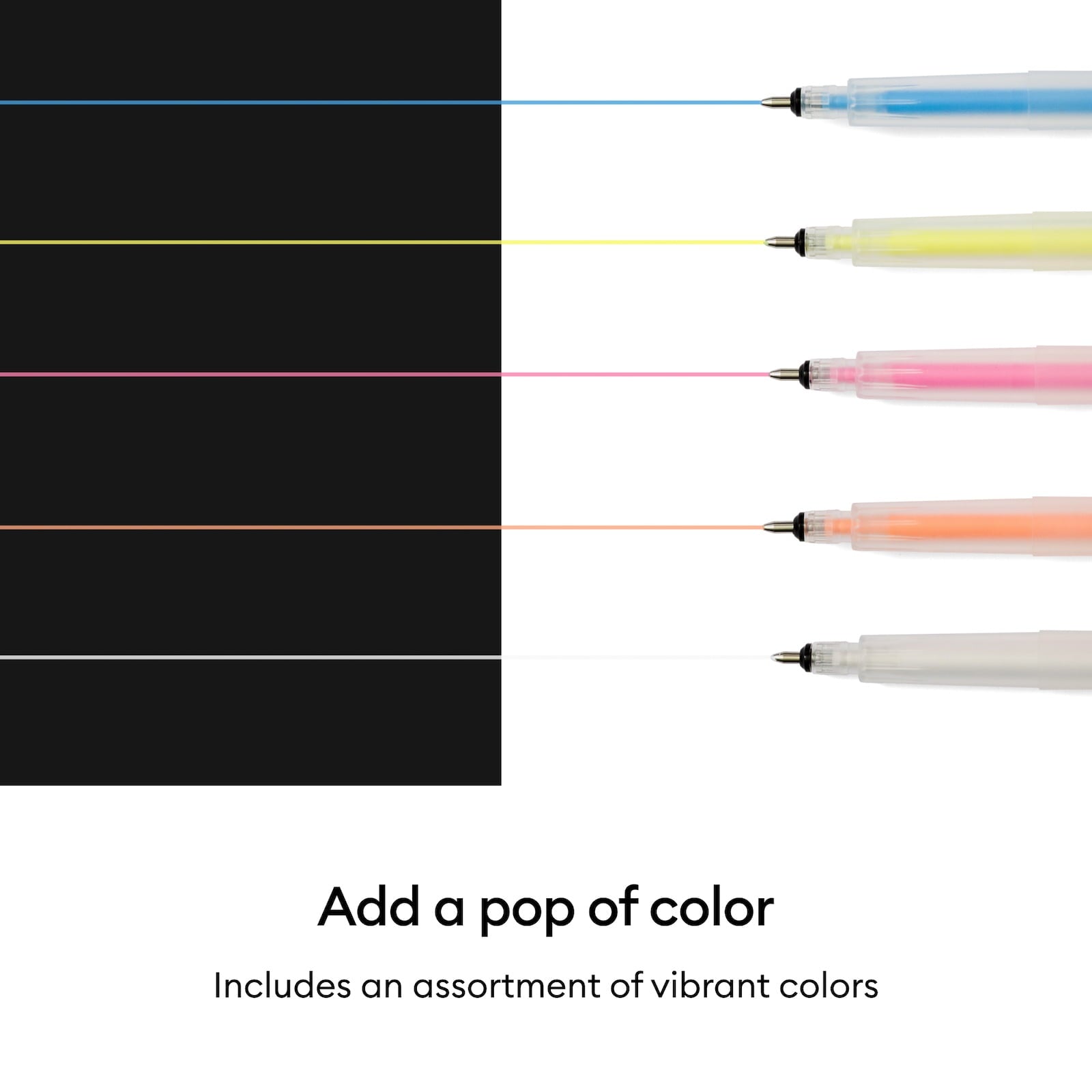 Acrylic Gel Pens Set, 1.0 mm, Multicolor, 4 Count - For use with Joy & Joy Xtra Machines - Image 3