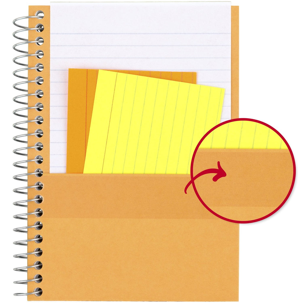 Five Star Personal College Ruled Notebook, 4.5" x 7", Seaglass Green, Poly, Spiral, 80 Sheets - Image 5