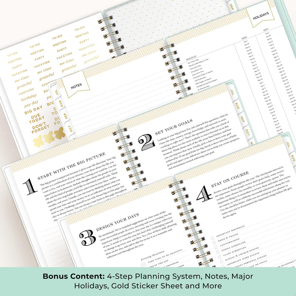 2026-2027 Weekly and Monthly Academic Year Planner Calendar, July 2026 - June 2027, 5" x 8", Flexible Cover, Laminate... - Image 5