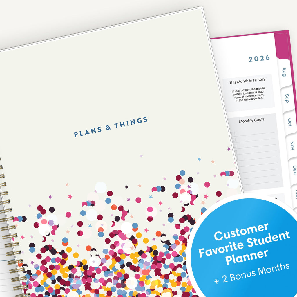 2026-2027 Weekly and Monthly Academic Year Student Planner Calendar, July 2026 - June 2027, 8.5" x 11", Flexible Cove... - Image 6