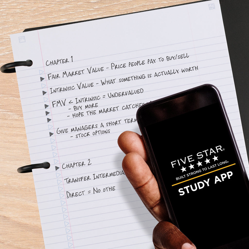 Five Star Flex Refillable College Ruled Notebook Plus Study App, 1", Pacific Blue, Plastic, 3 Ring, 60 Sheets - Image 2