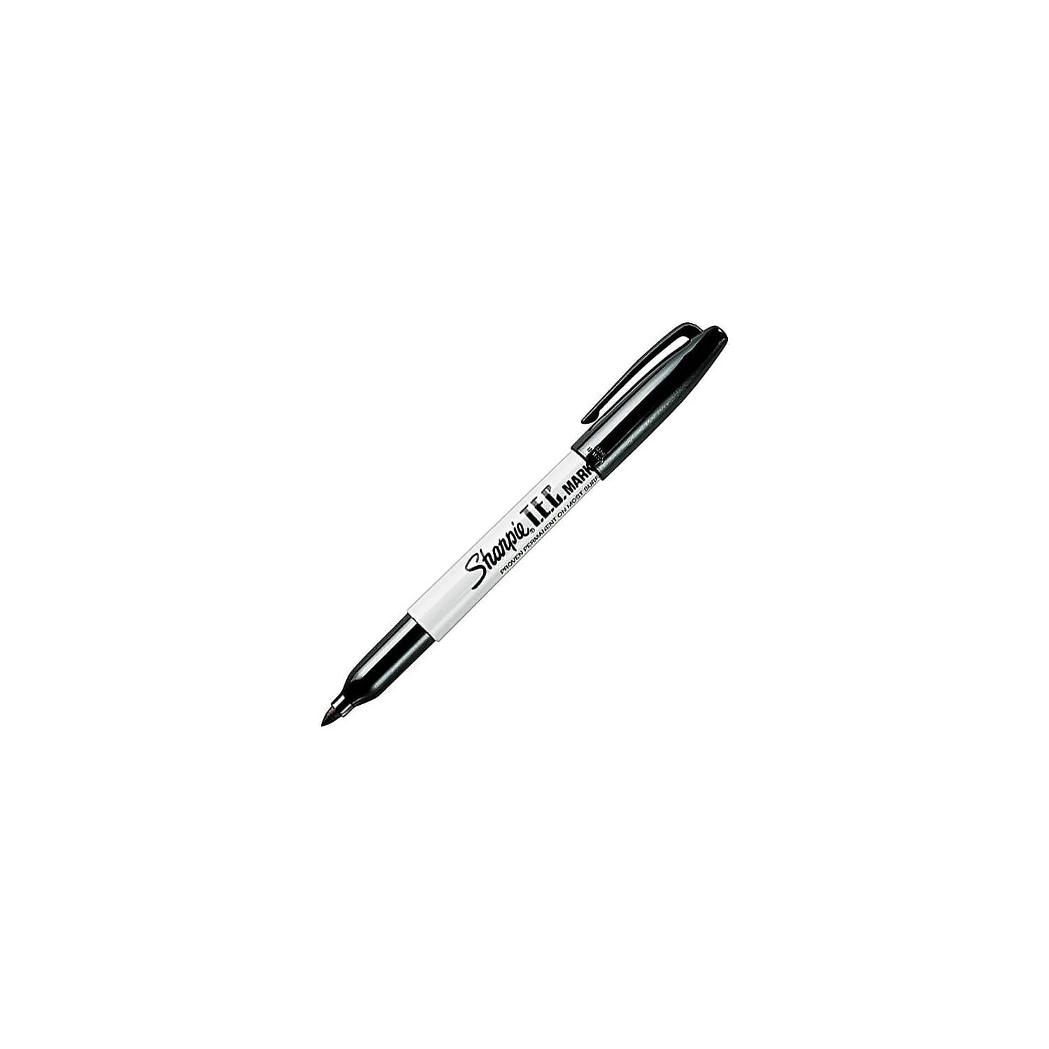 Permanent Marker Fine Bullet Tip, Black - Image 2