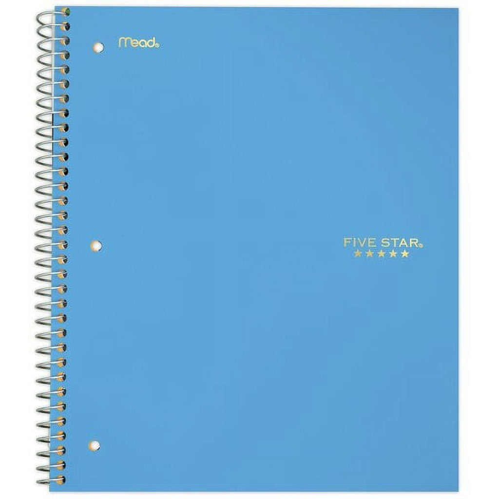 Spiral Notebook, 2 Subject, College Ruled Paper, 120 Sheets, 11" x 8-1/2", Color may vary - Image 2