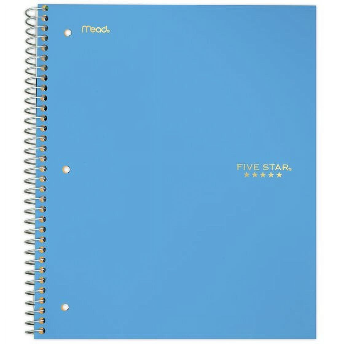 Spiral Notebook, 2 Subject, College Ruled Paper, 120 Sheets, 11" x 8-1/2", Color may vary - Image 2