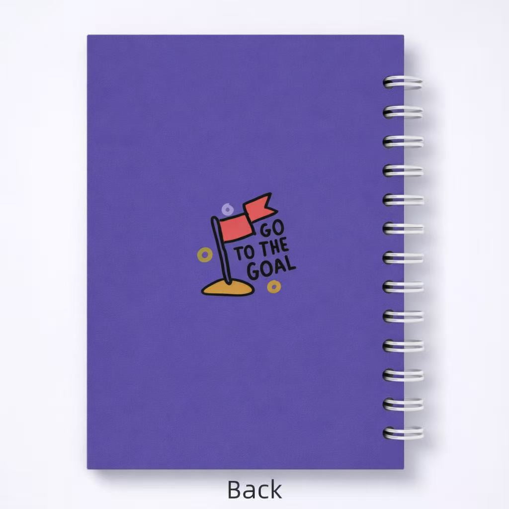 To Do Notebook with Stickers, Undated Daily Planner Organizer, Cute Productivity Journal for School Use, Student Plan... - Image 4