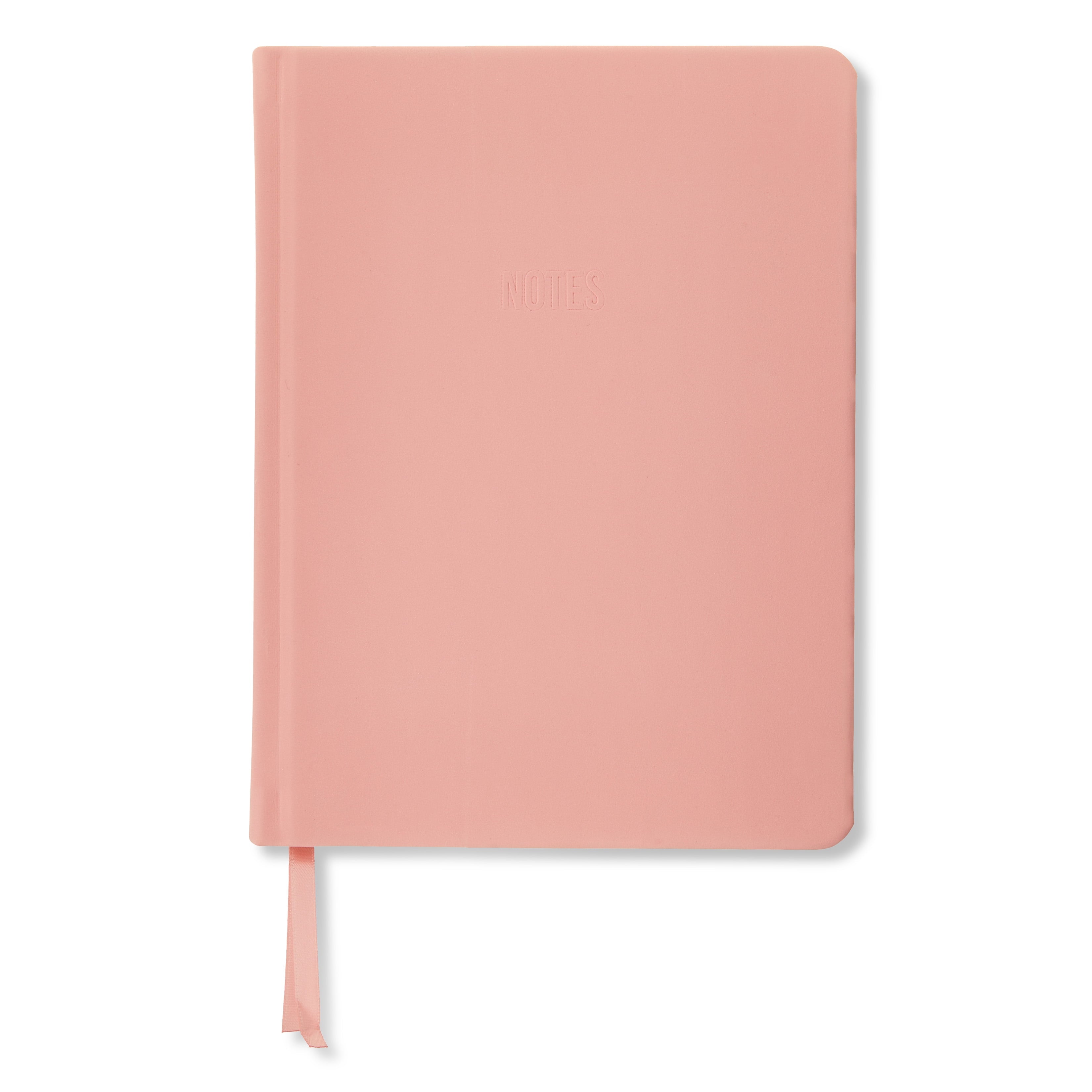 Simulated Suede Journal, Peach Glaze, 6" x 8", 160 Ruled Pages - Image 2