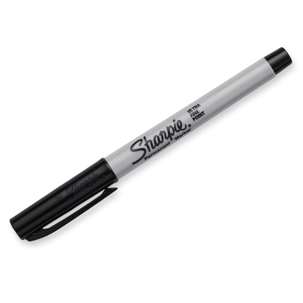 Permanent Markers, Ultra Fine Point, Black, 5 Count - Image 2